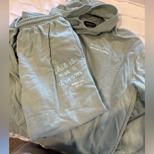 White Fox sweat set